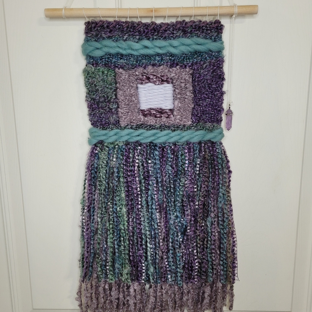 Handwoven Wall Tapestry 27.5Lx12"W